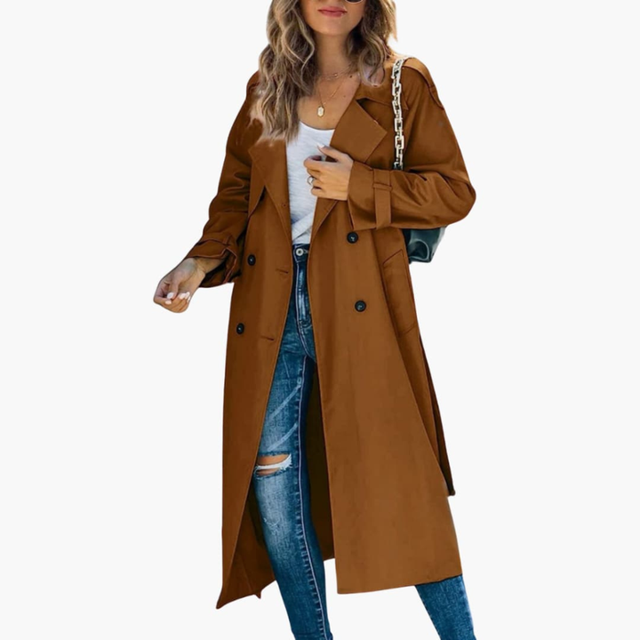 Damen-Trenchcoat mit Knopfleiste Sonderpreis