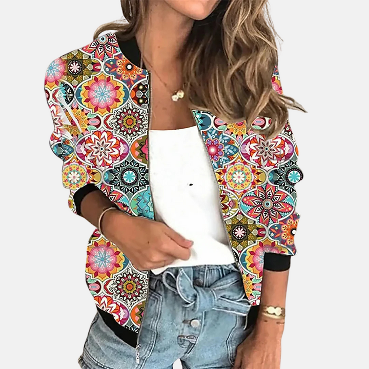 Vintage-inspirierte Bomberjacke für Damen