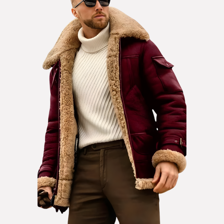 Herren Aviator-Jacke