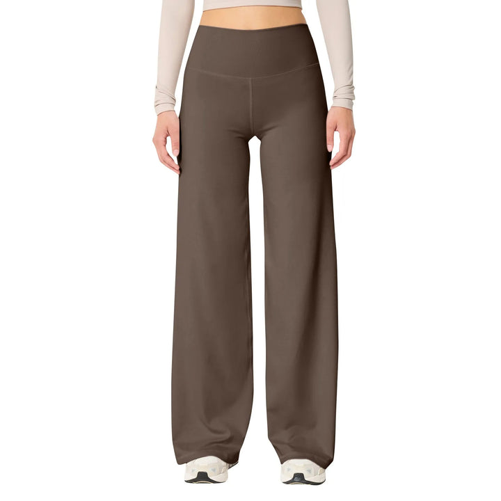 Hochgeschnittene Stretch-Yogahosen für Damen