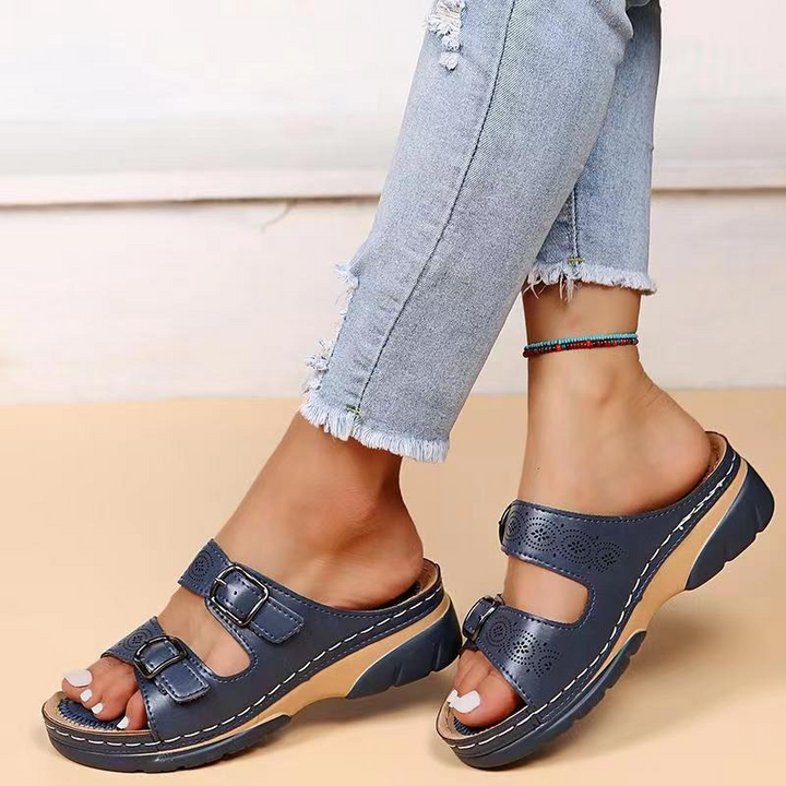 Superweiche orthopädische Damen-Sandalen - Lieve von Fischer Zürich