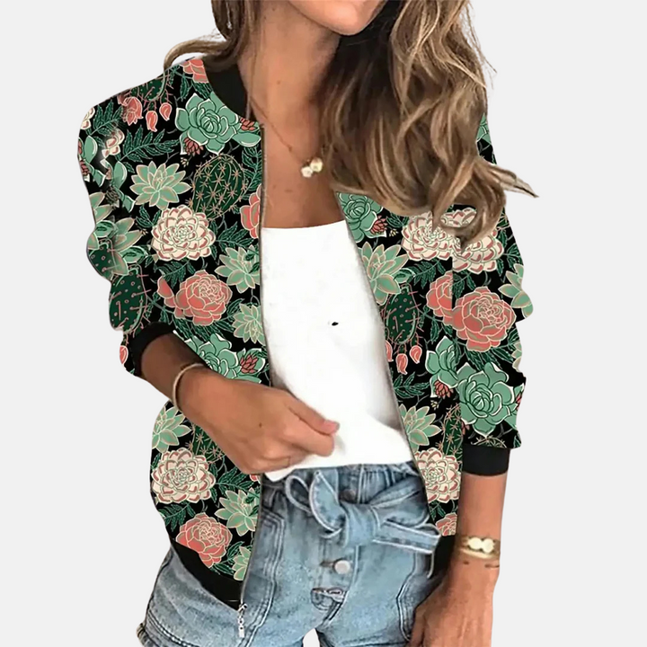 Vintage-inspirierte Bomberjacke für Damen