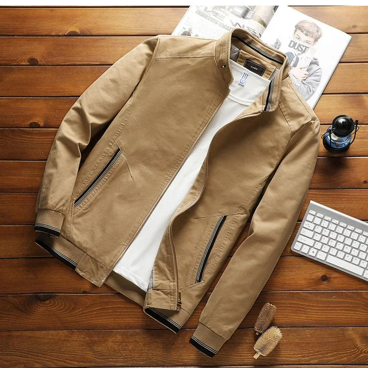 Stylische Herren-Bomberjacke aus Baumwolle
