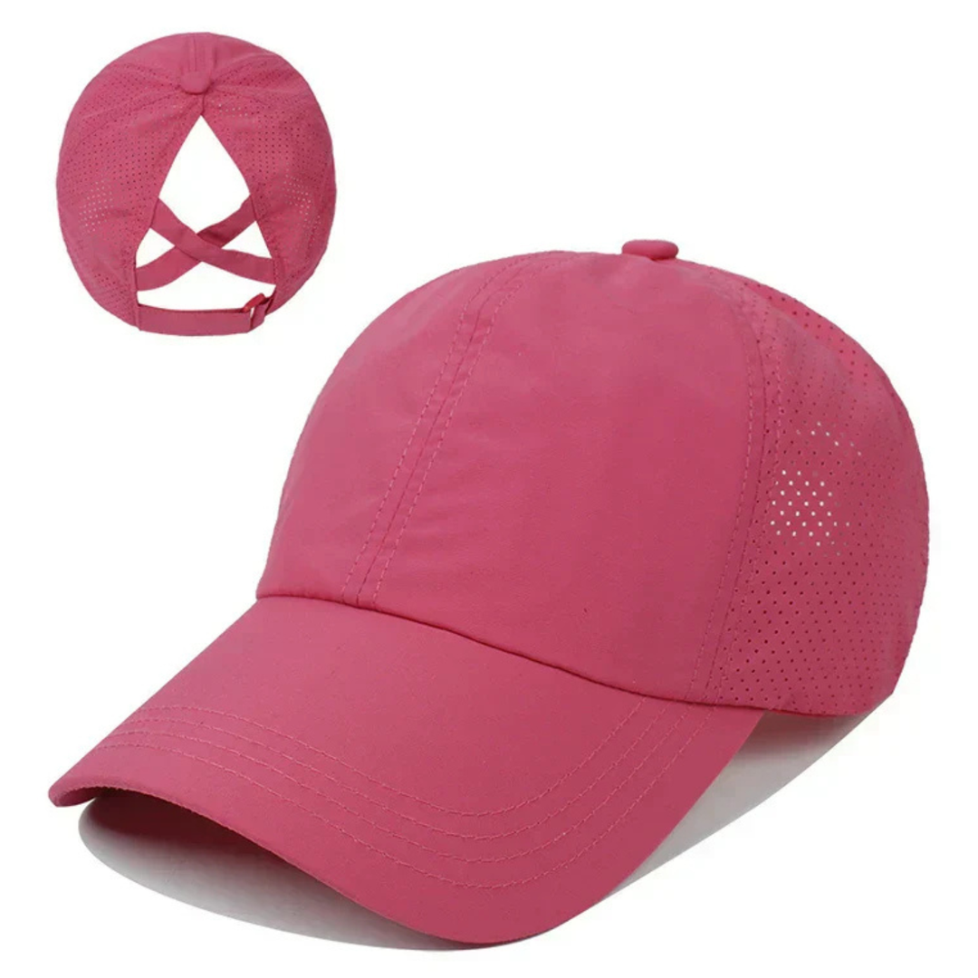 Atmungsaktive Unisex Sport-Basecap aus Mesh mit verstellbarem Sitz
