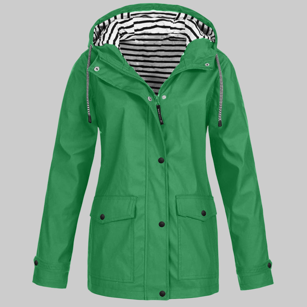 Wasserabweisende und winddichte Damenjacke