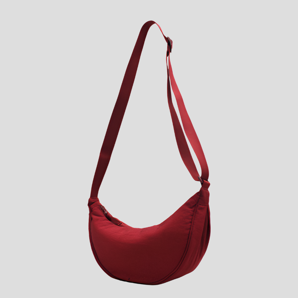 Geräumige Nylon-Umhängetasche für Damen