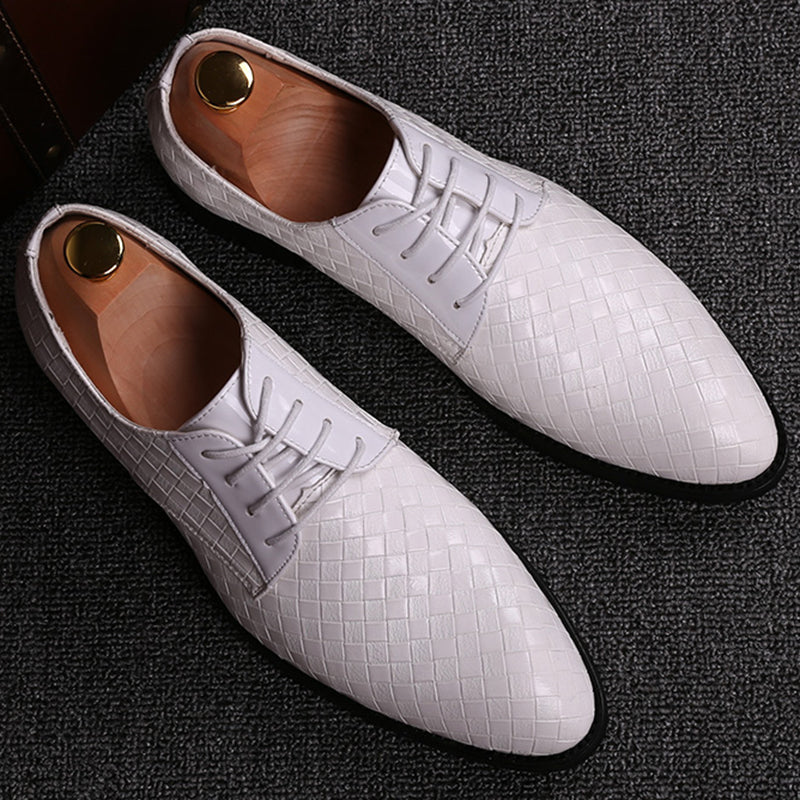 Schnürschuhe aus Leder für Herren