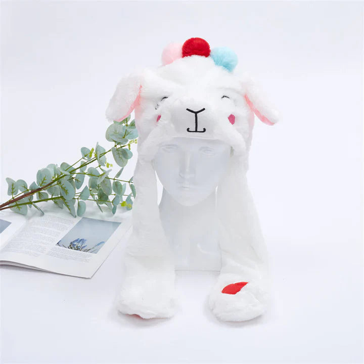 Bounce Bunny – Niedliche Mütze mit beweglichen Ohren für Spaß und Wärme