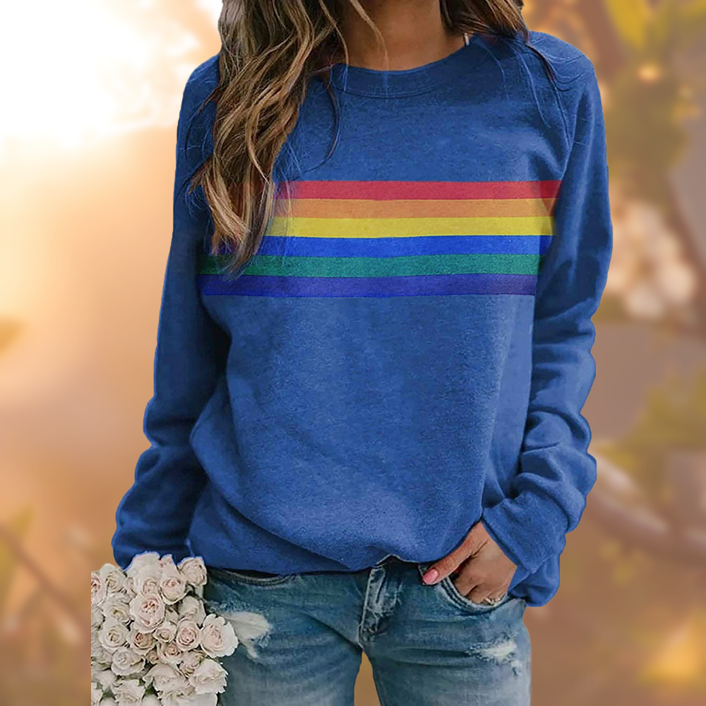 Damen-Pullover mit Rundhalsausschnitt