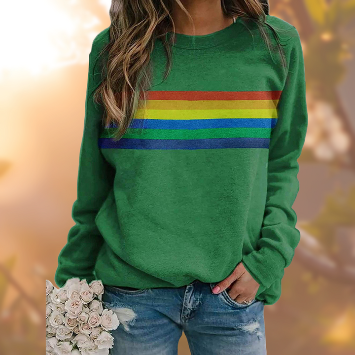 Damen-Pullover mit Rundhalsausschnitt