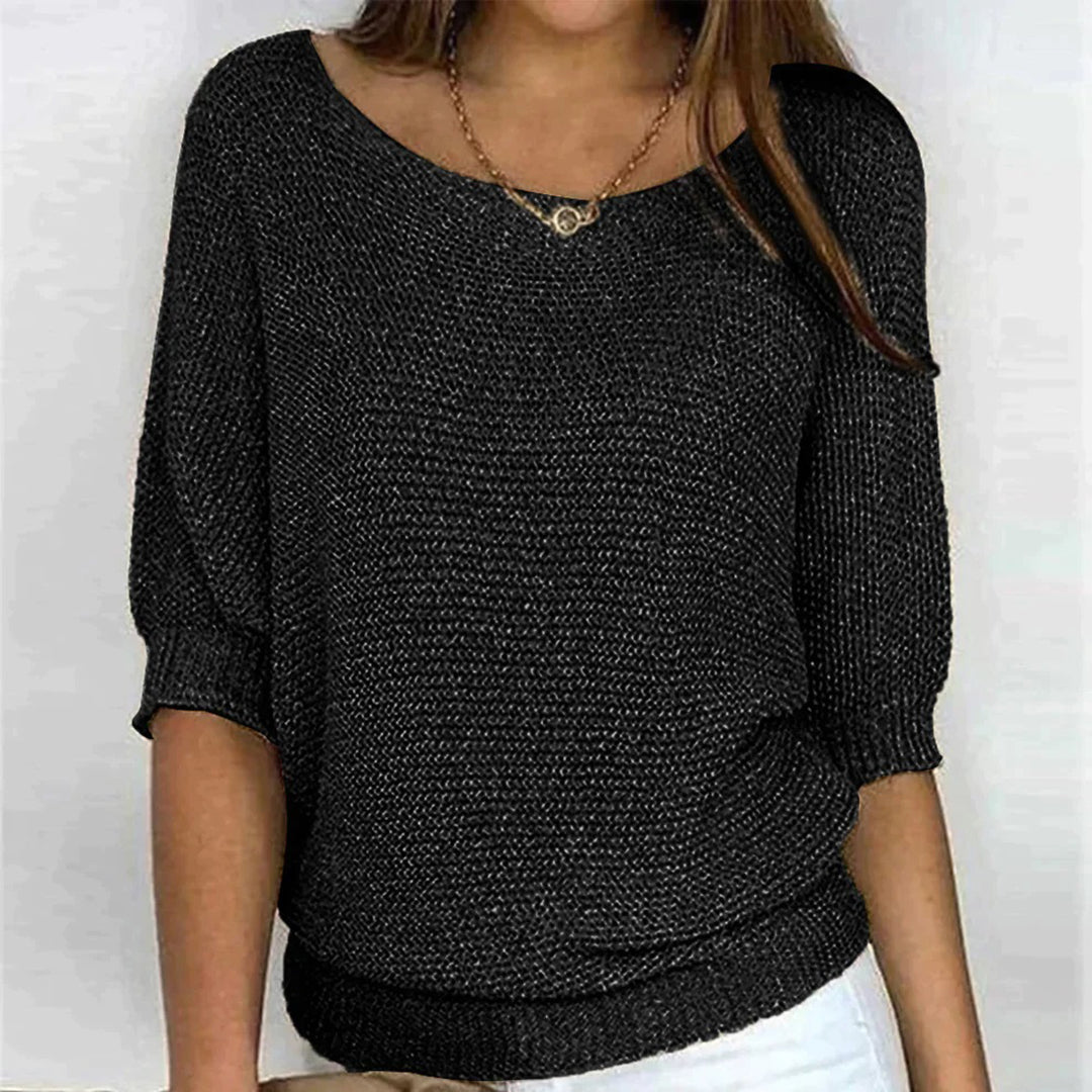 Solider, lässiger Oversize-Pullover für Damen