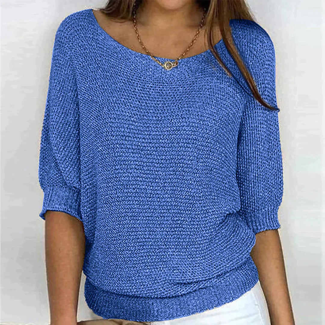 Solider, lässiger Oversize-Pullover für Damen