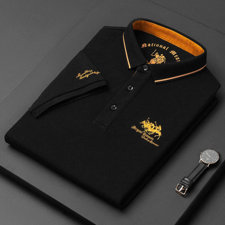 Lässiges Herren-Polohemd mit Knopfleiste