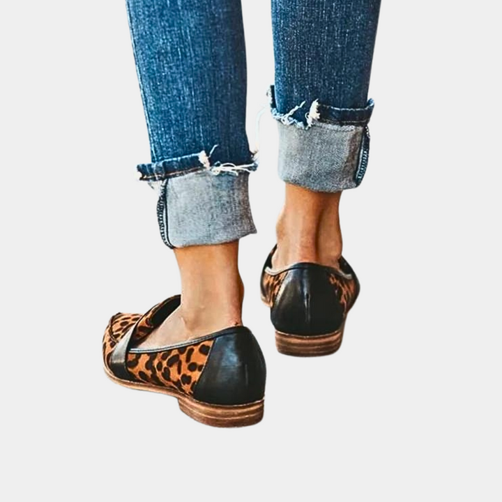 Slip-On-Loafer für Damen in Wildlederoptik