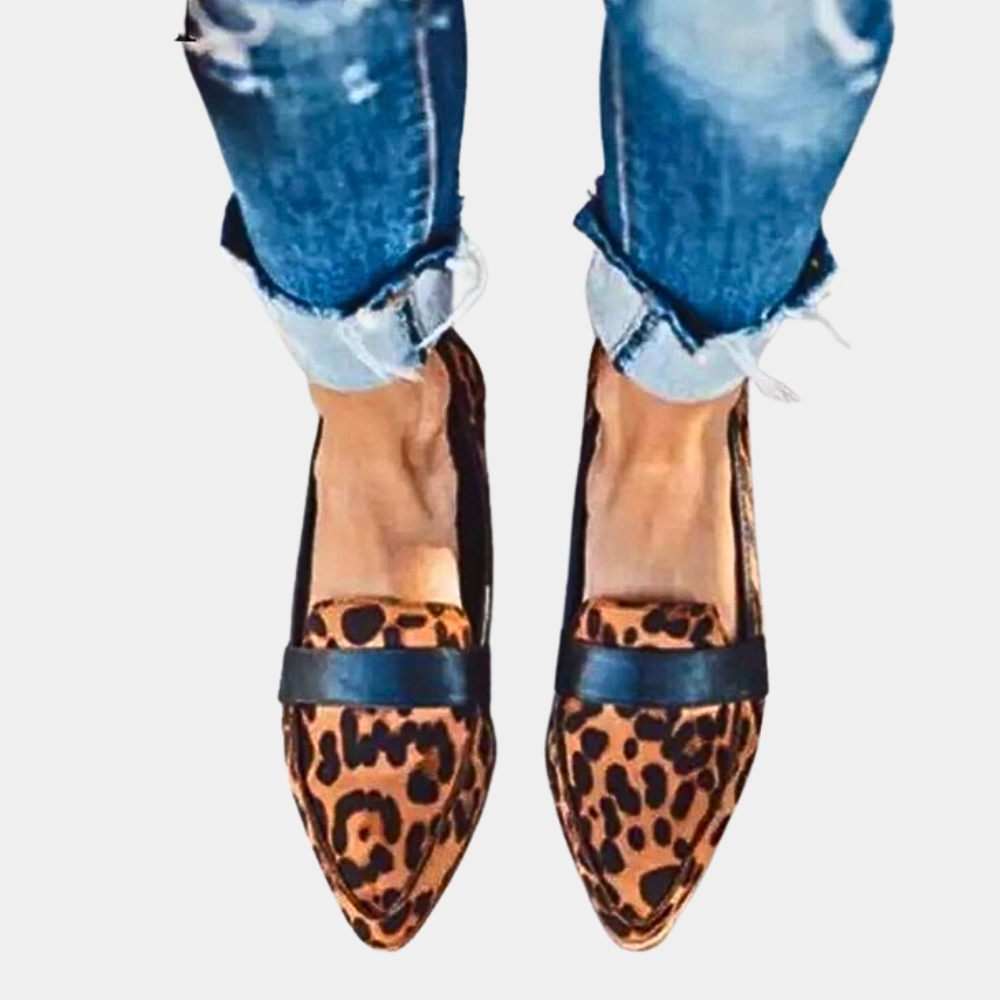 Slip-On-Loafer für Damen in Wildlederoptik