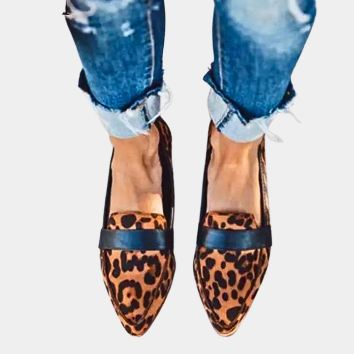 Slip-On-Loafer für Damen in Wildlederoptik