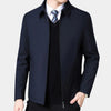 Herren Herbstjacke mit Reißverschluss und klassischem Kragen