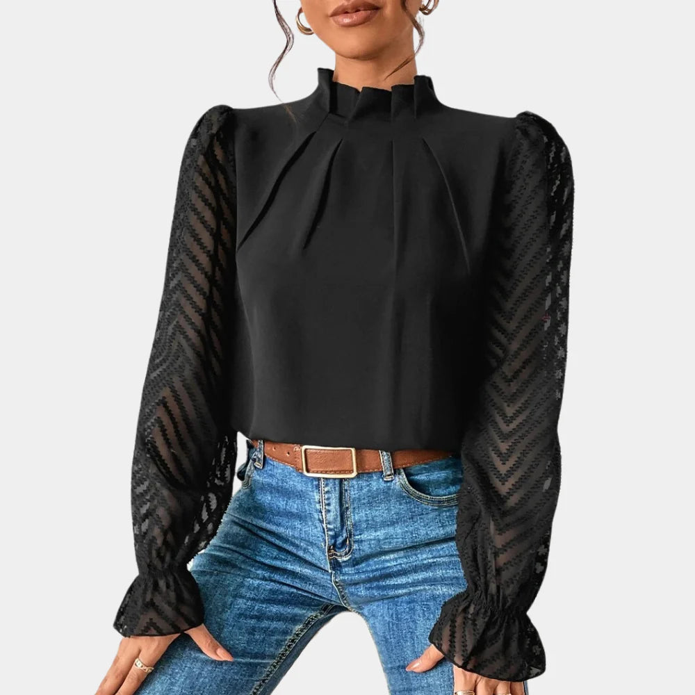 Elegantes Langarm-Oberteil für Damen