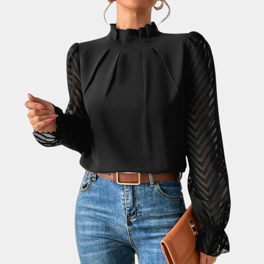 Elegantes Langarm-Oberteil für Damen