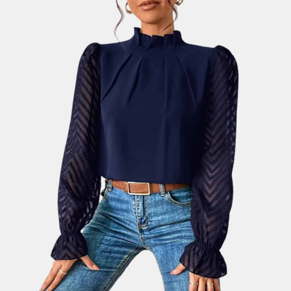 Elegantes Langarm-Oberteil für Damen
