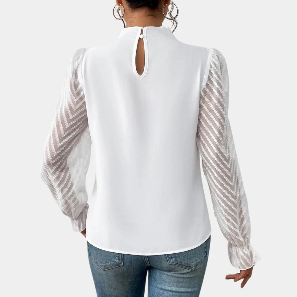 Elegantes Langarm-Oberteil für Damen