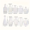 Transparentes Relief-Vasen-Set