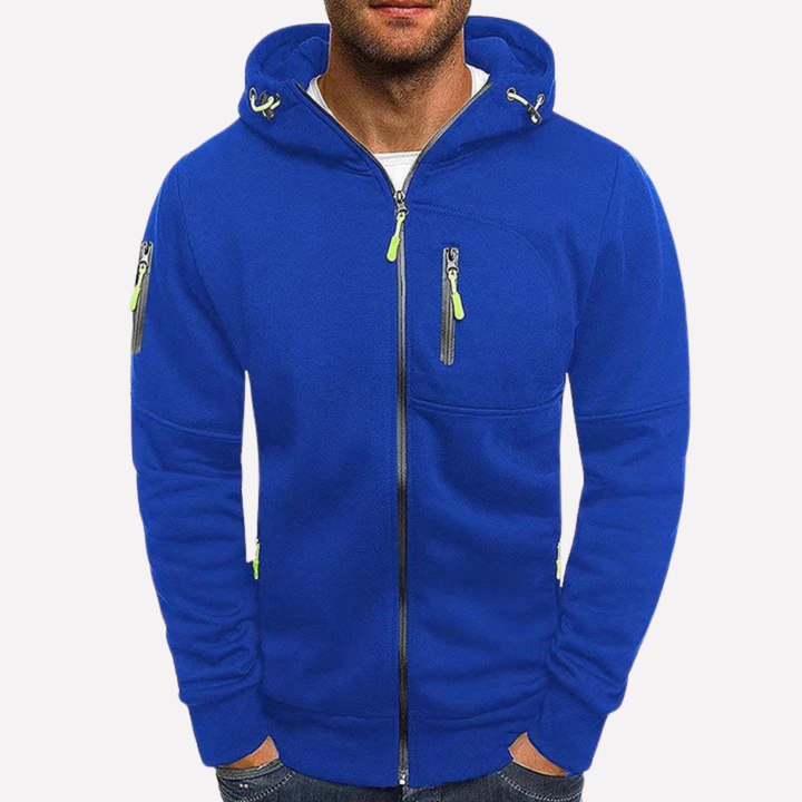Stylische Sweatshirtjacke mit Kapuze