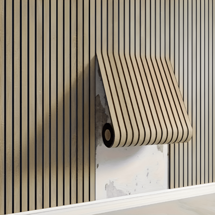 3D Selbstklebende Holz-Wandpaneele