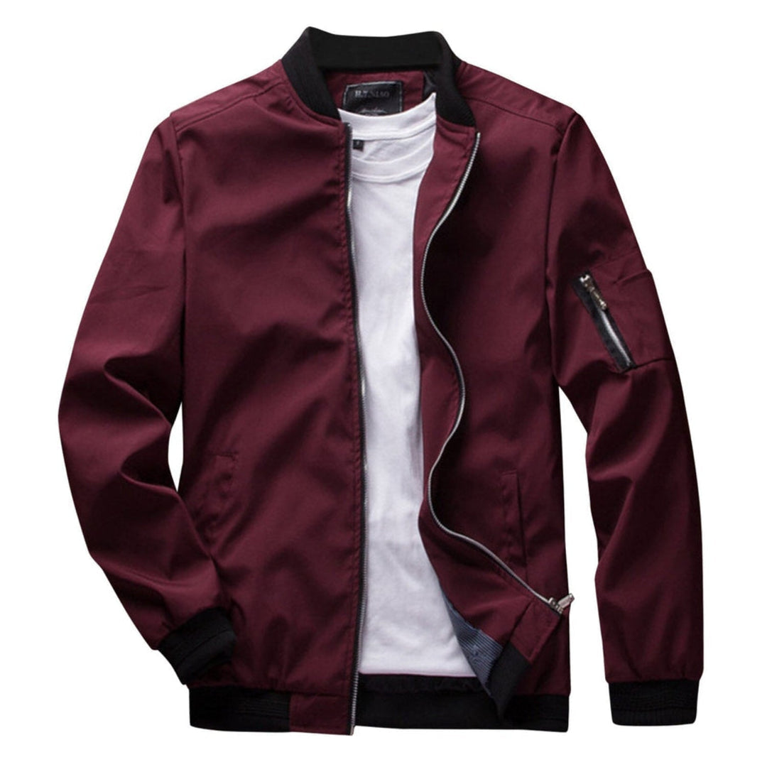 Leichte Herrenjacke mit Reißverschluss
