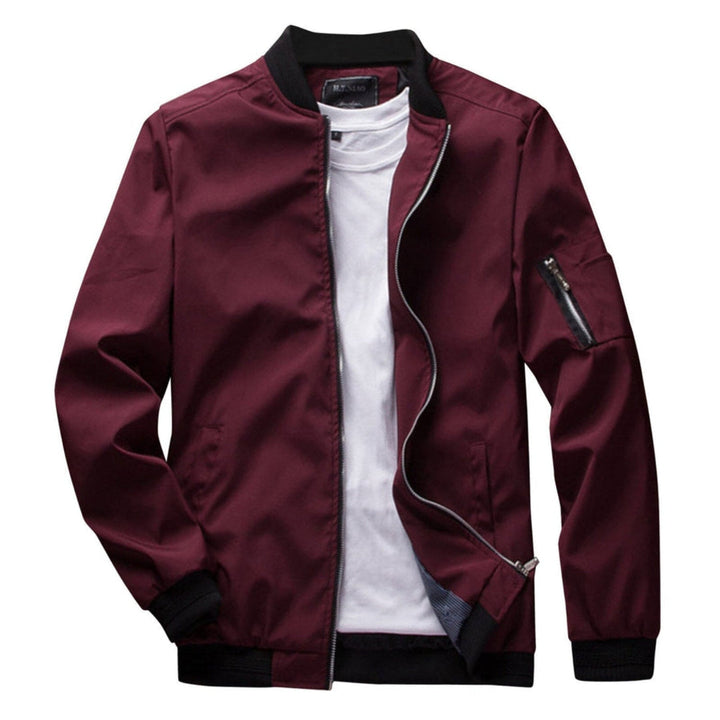 Leichte Herrenjacke mit Reißverschluss