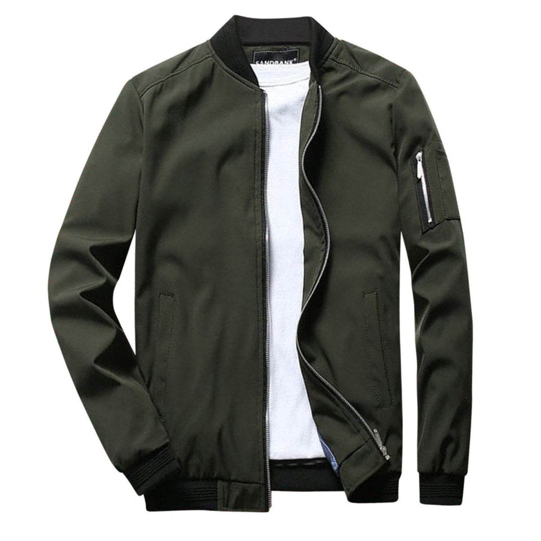 Leichte Herrenjacke mit Reißverschluss