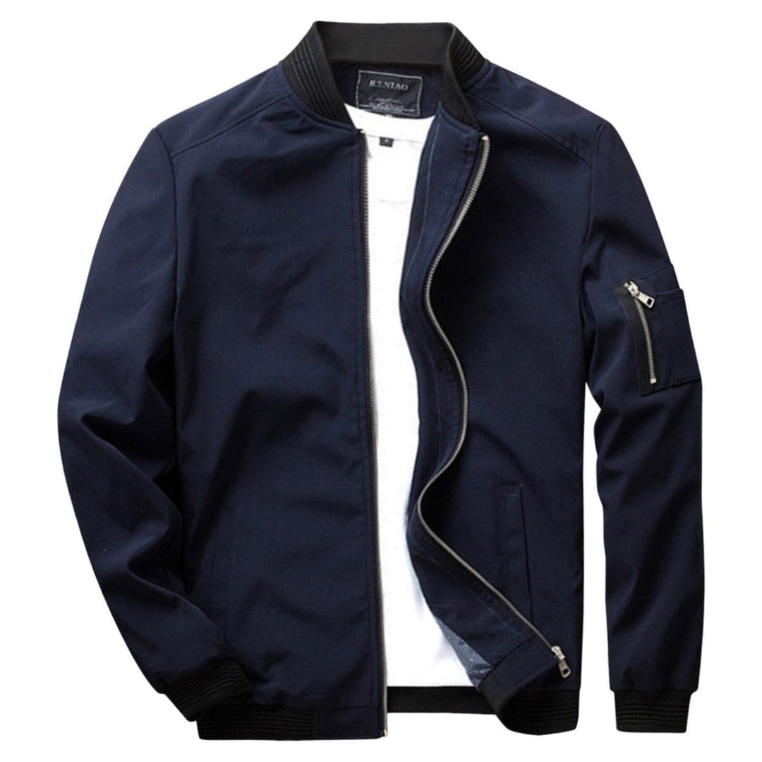 Leichte Herrenjacke mit Reißverschluss