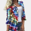 Damenbluse mit zeitlosem Karo-Design