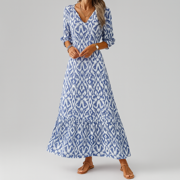Maxikleid für Damen in lockerer Passform
