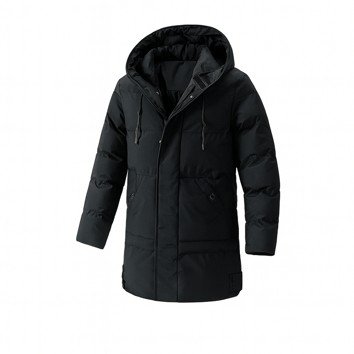 Isolierte Herrenjacke mit Kapuze