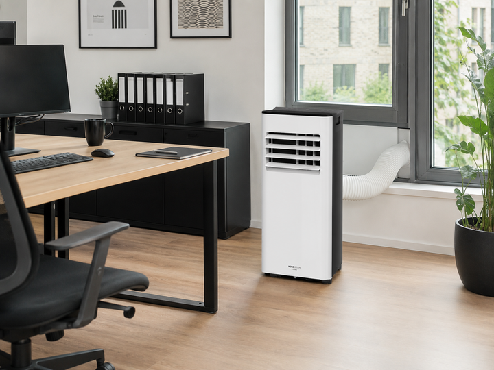 Leistungsstarkes mobiles Klimagerät – ideal fürs Büro