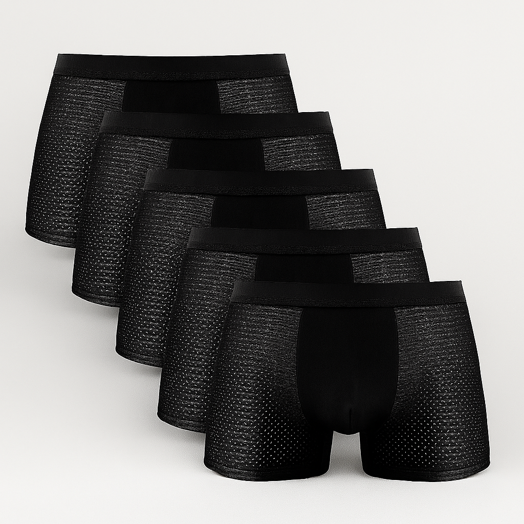 5er-Pack Boxershorts aus Mesh für Herren