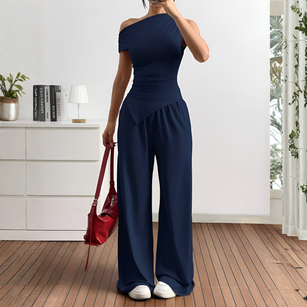 Damen lässiges Zweiteiliges Set