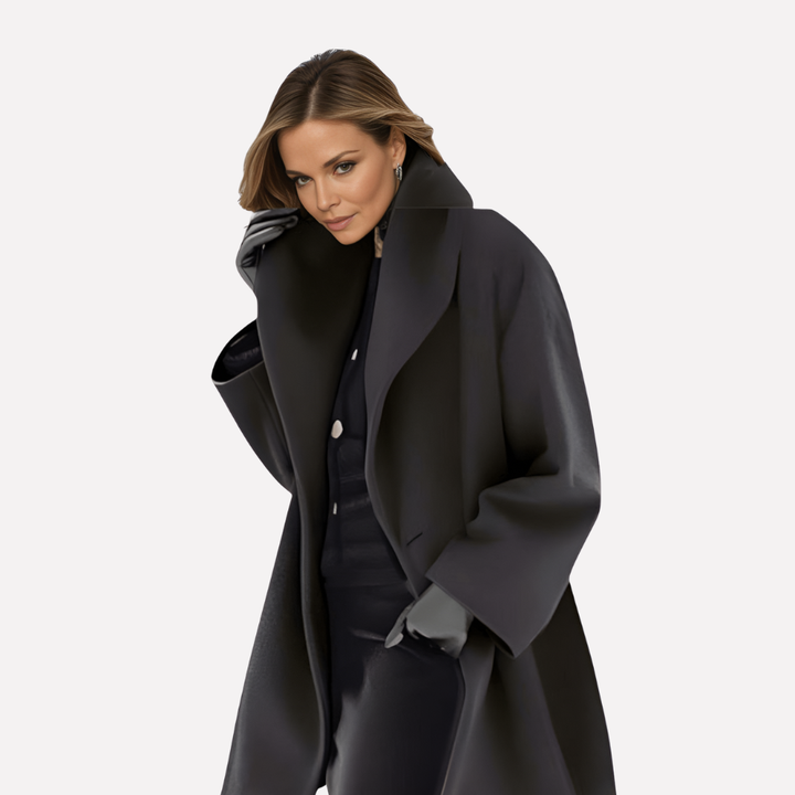 Damenjacke mit weitem Kragen