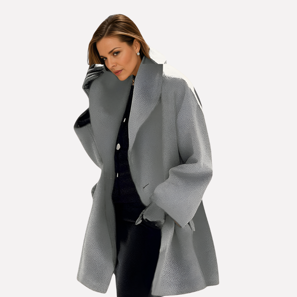 Damenjacke mit weitem Kragen