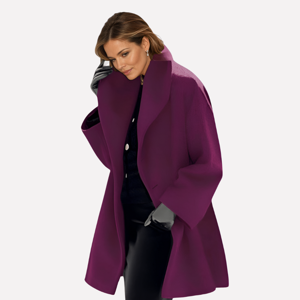 Damenjacke mit weitem Kragen