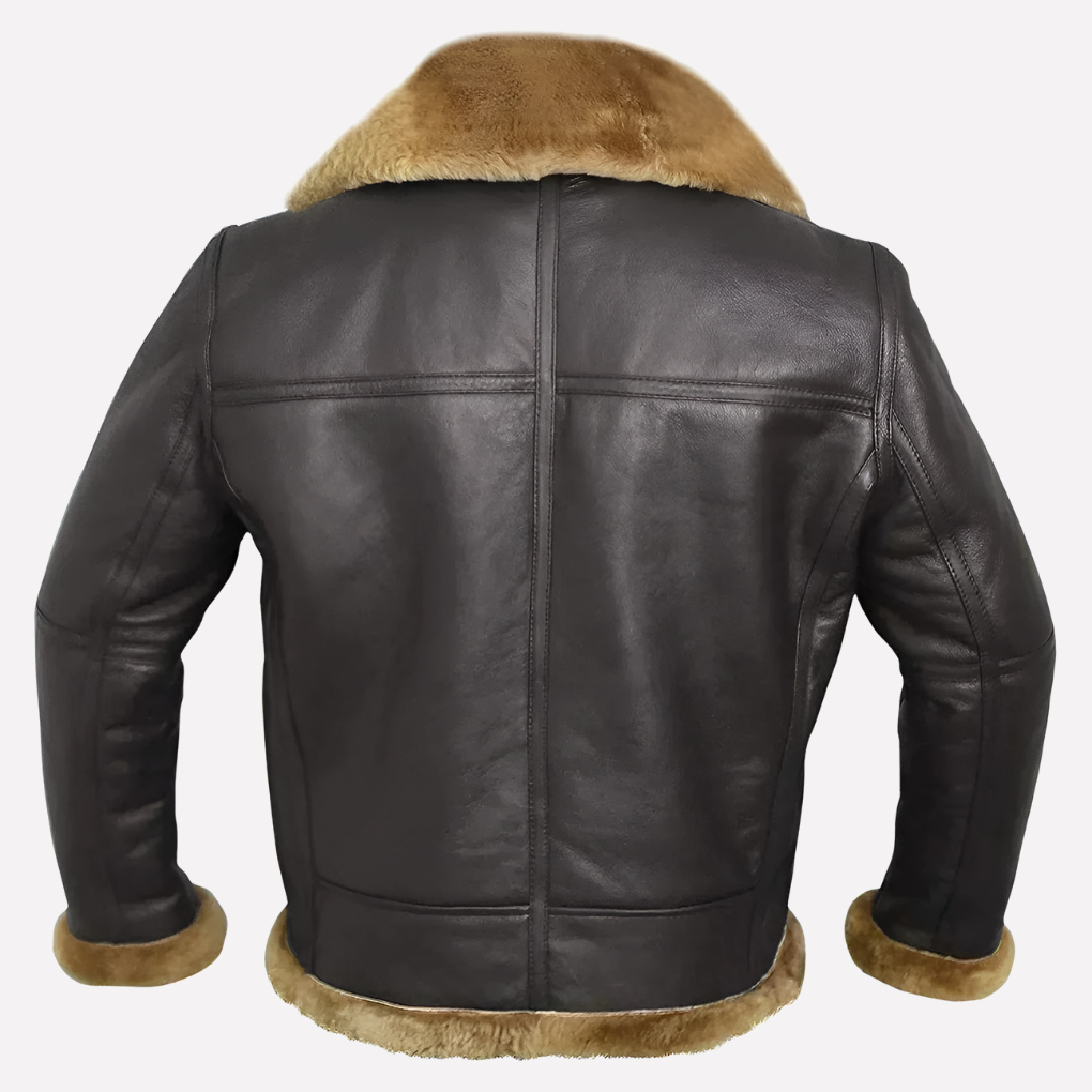Herren-Lammfelljacke