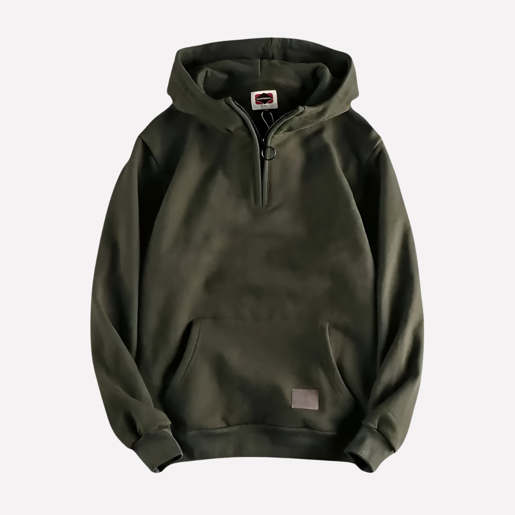 Herren-Half-Zip-Hoodie
