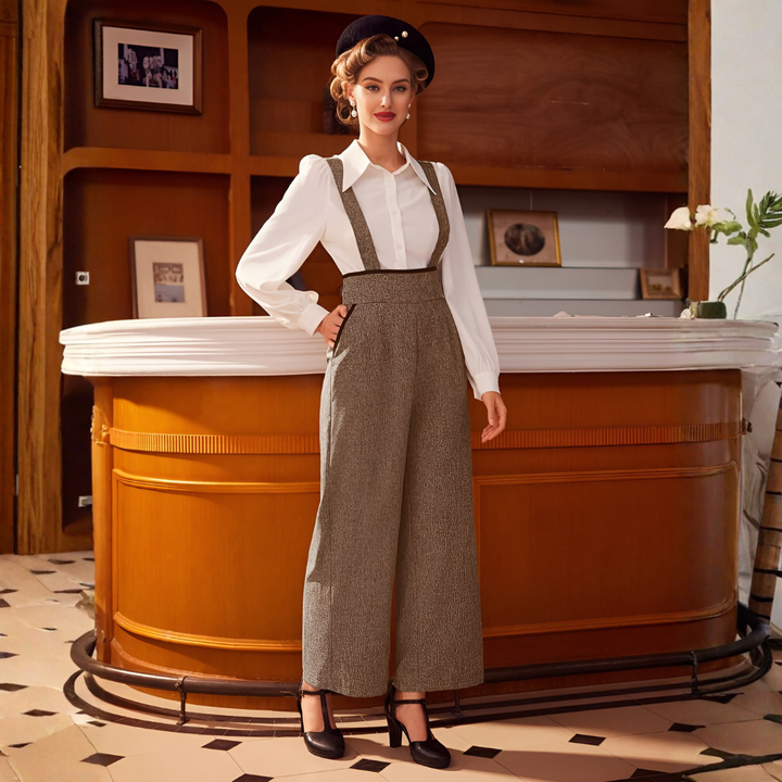 Damen Jumpsuit im Vintage-Stil