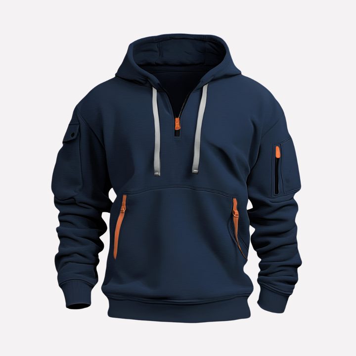 Herren Hoodie mit verstellbarer Kapuze