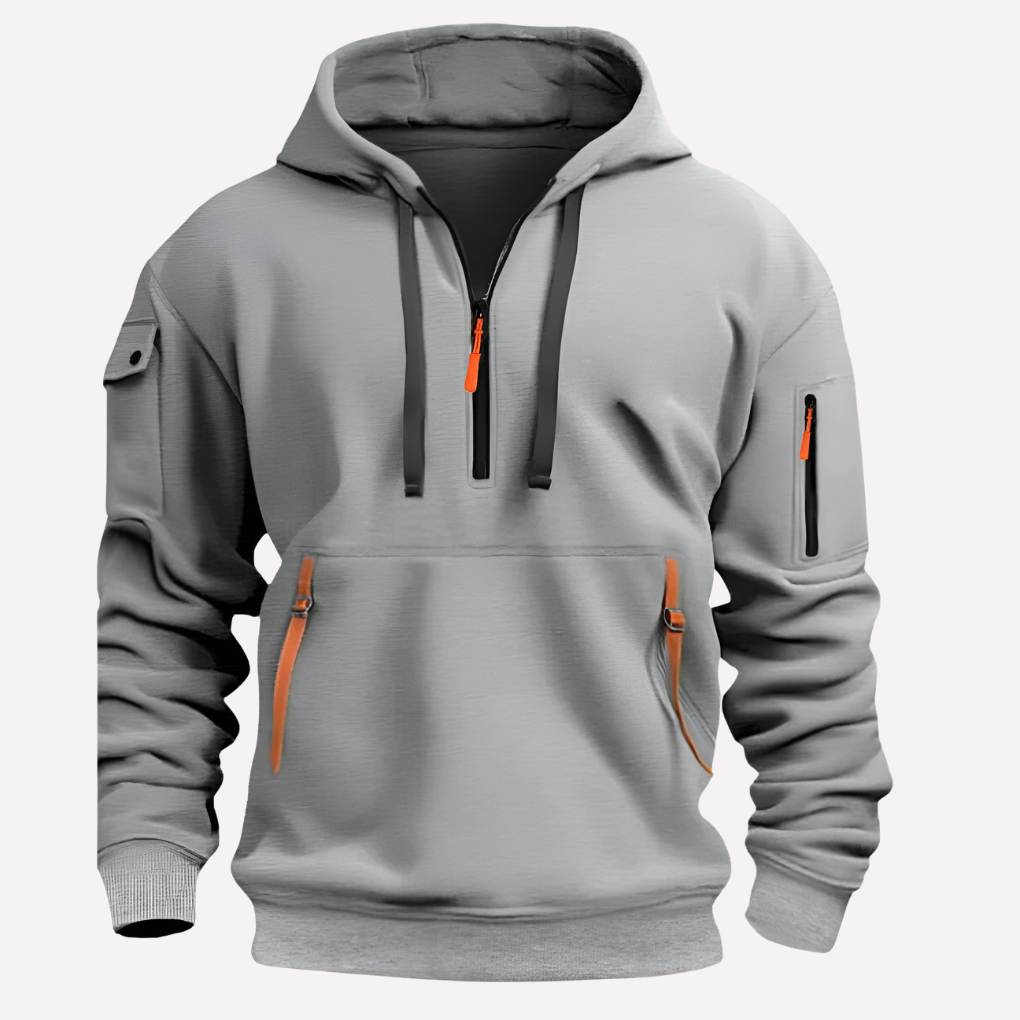 Herren Hoodie mit verstellbarer Kapuze