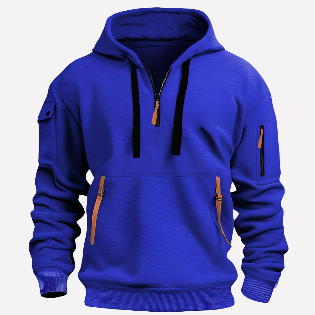 Herren Hoodie mit verstellbarer Kapuze