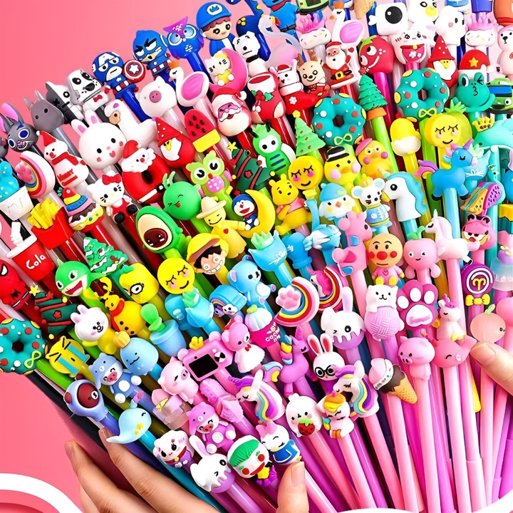 20-teiliges Cartoon-Gelpennenset