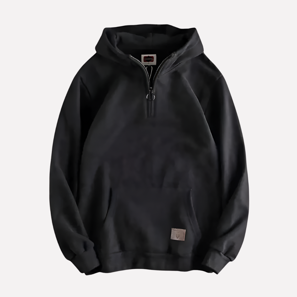 Herren-Half-Zip-Hoodie