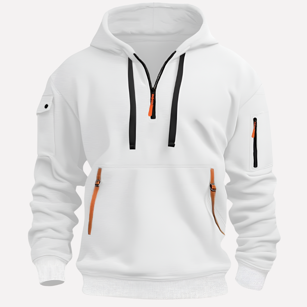 Herren Hoodie mit verstellbarer Kapuze